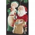 Hallmark Ornament Mr. and Mrs. Claus 6 Checking His List Christmas Keepsake 1991 MIB QX4339