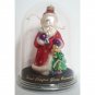 German Lacquer Santa Ornament Handcrafted Blown Glass Unique Treasure Collection Limited Series