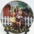 Hummel Come Back Soon Collectors Plate Little Companions 23K Gold Trim Danbury Mint Registered