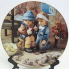Hummel Tender Loving Care Collectors Plate Little Companions 23K Gold Trim Danbury Mint Registered