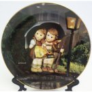 Hummel Stormy Weather Collectors Plate Little Companions 23K Gold Trim Danbury Mint Registered