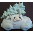 Sugar Town Sam's Car Precious Moments Figurine Signed Butterfly 1993 Enesco 529443 NIB