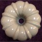 Vintage Bundt Cake Pan Avocado Cast Aluminum Natural Interior Fluted Tube Pan 12-Cup 1970s