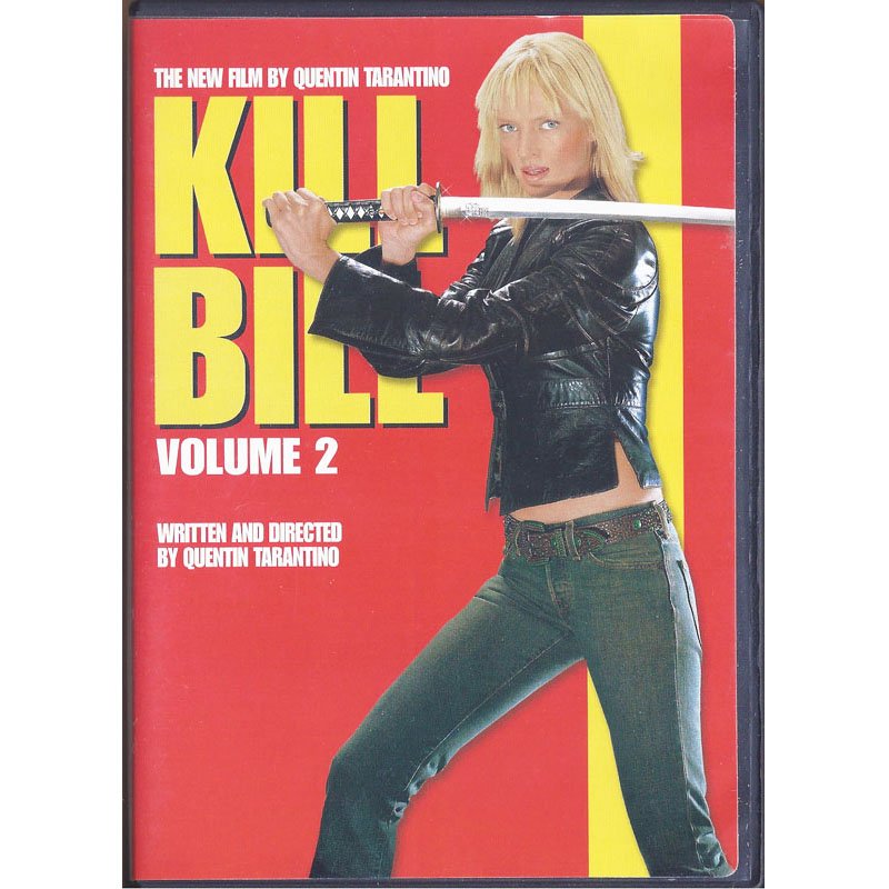 Kill Bill 2 DVD Widescreen Uma Thurman David Carradine Daryl Hannah
