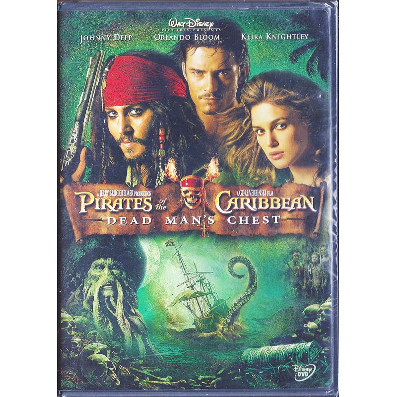 Pirates of the Caribbean 2 Dead Man's Chest DVD Widescreen Johnny Depp ...