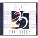 25 Piano Favorites CD 1996 Classic Rachmaninoff Mozart Gershwin Tchaikovsky Beethoven Brahms