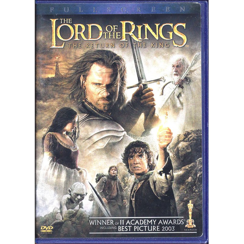 The Lord of the Rings: The Return of the King DVD Elijah Wood Viggo Mortenson Orlando Bloom
