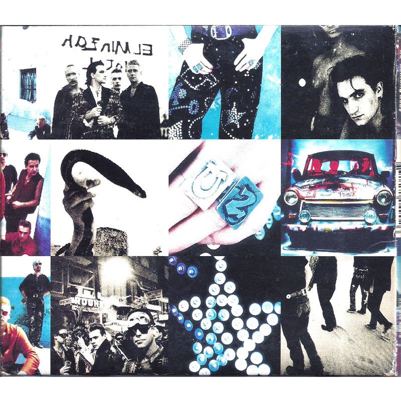 U2 Achtung Baby CD 90s Pop Rock Music 1991