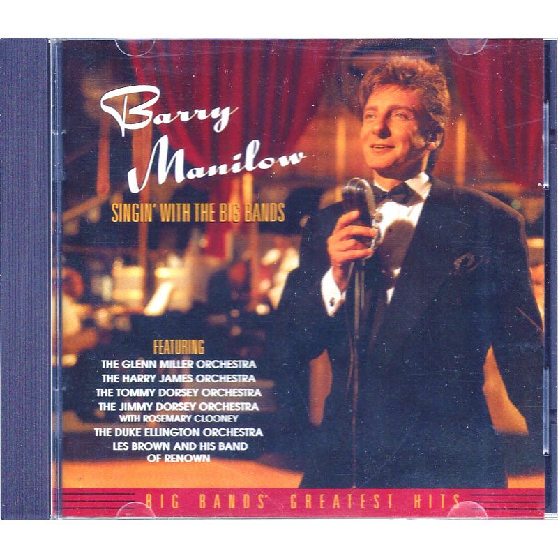 Barry Manilow CD Singin' with the Big Bands 1994 Smooth Jazz Music