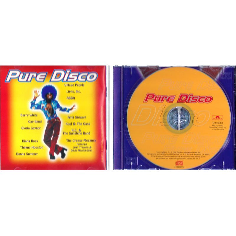 Pure Disco CD 1996 Various Artists Club Exclusive Compilation