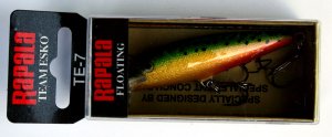 RAPALA Team Esko TE-07 color GPR Balsa wood lure