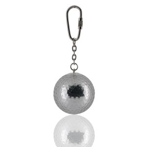 Portable Fashion Golf Ball Key Chain (Silver)