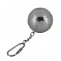 Portable Fashion Golf Ball Key Chain (Silver)