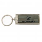 Large Solar Power Car Brand "Suzuki" Key Chain (Transparent)