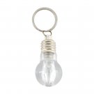 Mini Colorful LED Light/Lamp/Bulb with Keychain (Transparent)