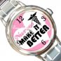 Nurses Make It Better Italian Charm Watch A26862785