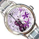 Music Sheet Flower Design Italian Charm Watch A26818536