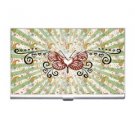 Butterfly Paisley Business Card Holder