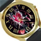 Heart Swirls Roman Numerals Ladies Watch