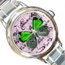 Green Butterfly Design Italian Charm Watch A26808885