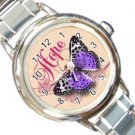 Butterfly Hope Design Italian Charm Watch A26778480