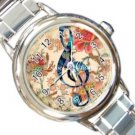 Musical Note Design Italian Charm Watch A26779886