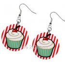Cute Cupcake Design Dangle Earrings A26778338