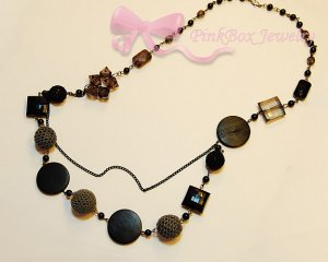 Black and Grey Necklace