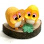 "Cocoon Doll" Japanese Hand Made  "Two Owls" New