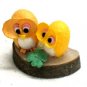 "Cocoon Doll" Japanese Hand Made  "Two Owls" New