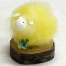 "Cocoon Doll" Japanese Hand Made  "Yellow Sheep" New