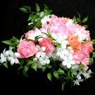 Bridal Bouquet of CoCoon Pink & White Drop Type