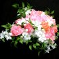 Bridal Bouquet of CoCoon Pink & White Drop Type