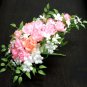 Bridal Bouquet of CoCoon Pink & White Drop Type