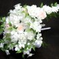 Bridal Bouquet of CoCoon White Drop Type