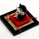 "Cocoon Doll" Japanese Hand Made  Black and White Cat