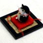 "Cocoon Doll" Japanese Hand Made  Black and White Cat
