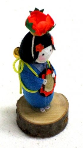 Cocoon Doll" Japanese Hand Made "SANSA-chan Blue