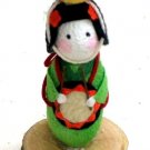 Cocoon Doll"  Japanese Hand Made  "SANSA-chan Green