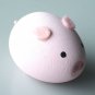 Sitting Wooden Pink Pig made by Kokeshi Doll Artist