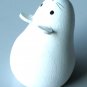 Looking-up Wooden Mouse handmade by Kokeshi Doll Artist