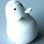 Looking-up Wooden Mouse handmade by Kokeshi Doll Artist
