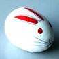 Sitting Wooden Rabbit handmade by Kokeshi Doll Artist