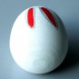 Sitting Wooden Rabbit handmade by Kokeshi Doll Artist