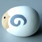 Sitting Wooden Sheep handmade by Kokeshi Doll Artist