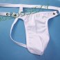 K41004 Hot Men Sexy String Pouch Thong White L