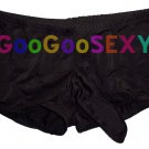K396 HOT MEN SWIMWEAR BOXER BRIEF C-TOOL SLEEVE Black