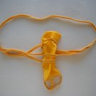 K348A HOT SEXY Men Wrap & Strap Up Semi-C-Thru Sleeve Wear Gold