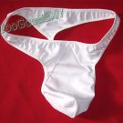 N3012CS HOT SEXY MEN THONG STRING T-BACK COTTON SPANDEX White