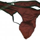 N3012CS HOT SEXY MEN THONG STRING T-BACK COTTON SPANDEX Coffee